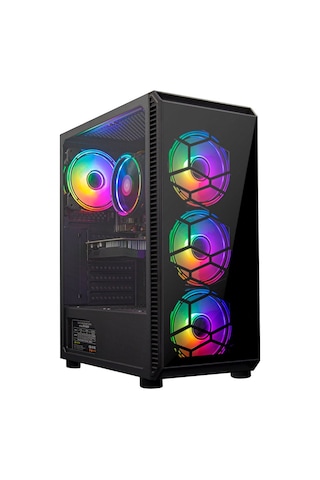Turbox TX45 i7-860 8 GB 256 GB SSD 4 GB 23.8" Free Dos Curved Masaüstü Oyuncu Bilgisayarı