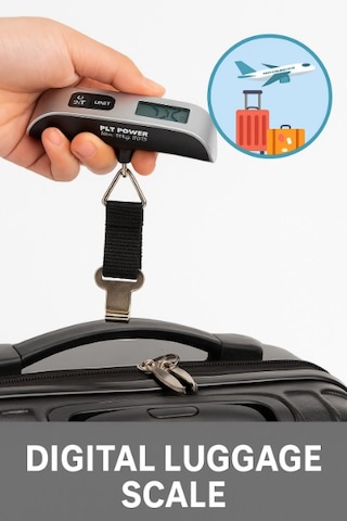 Plt Power 50 Kg Elektronik Valiz Terazisi - Dijital Lcd Ekranlı Çok Renkli