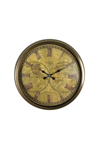 Vintage Atlas Majestic 40 Cm Metal Duvar Saati Diğer