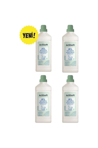 Bitkisel Özlü Jel Bulaşık Makinesi Deterjanı Klor Ve Fosfat İçermez 1000 Ml X 4 Adet 160 Yıkama