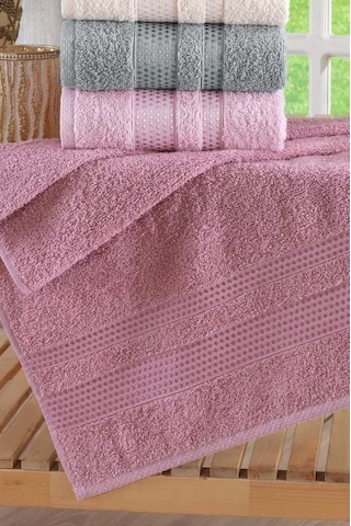 Zeynep Tekstil Stars Pamuklu El ve Yüz Havlu Seti 6'lı 50 x 90 CM Çok Renkli