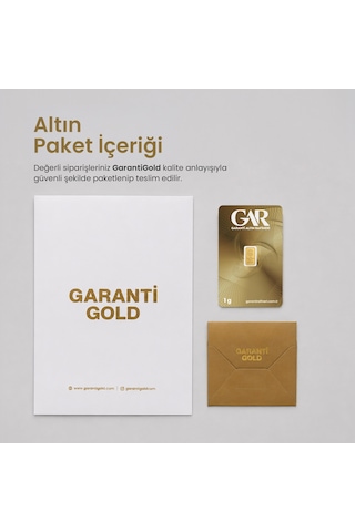Garanti Gold 1 Gr Külçe Altın