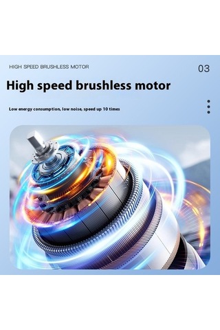 Serene Space 120 Hızlı El Tipi Fanyüksek Hızlı Taşınabilir El Tipi Turbo Fan 5456 Beyaz