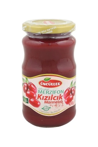 Öncüller Merzifon Kızılcık Marmelatı 430 G Öncüller Merzifon Kızılcık Marmelatı 430 G