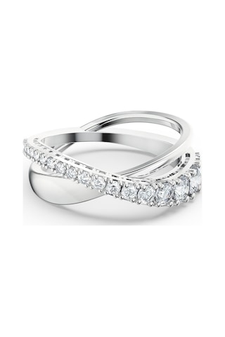 5563911 Swarovski Yüzük Twıst-Rıng Rows Czwh-Rhs 55