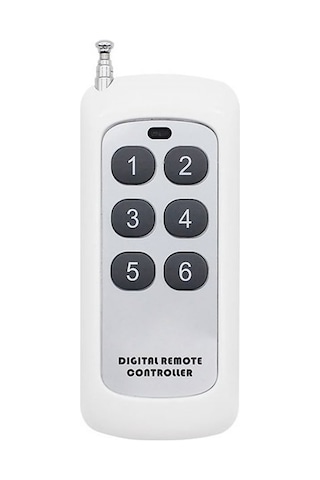 433mhz Kablosuz Uzaktan Kumanda 6 Buton Teleskopik Anten Garaj Otomatik Kapı Kepenk Bariyer Alarm