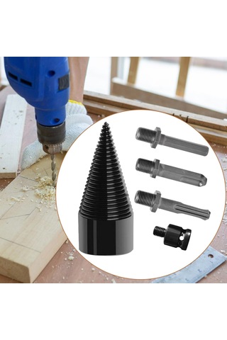 Homyl Aile Evleri Için Yakacak Odun Matkap Ucu Çelik Yarma 45mm