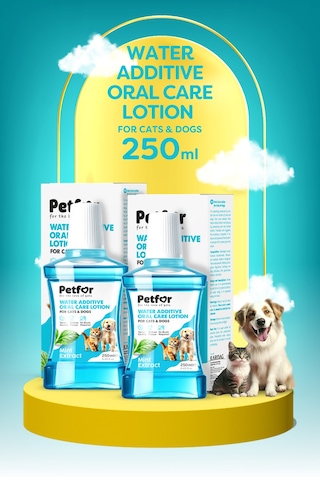 Kedi Ve Köpekler Ağız Bakım Losyonu 250 Ml X2 Adet