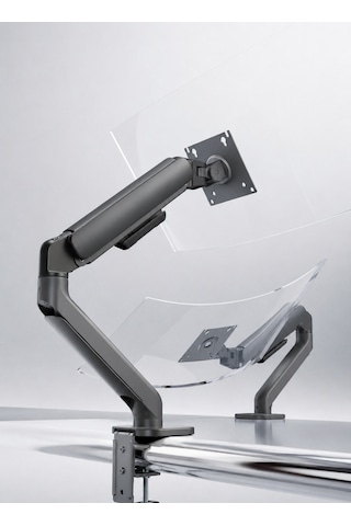 17-34" Lynx Series Gaz Pistonlu Monitör Kolu 10 Kg Kaldırma Vesa Uyumlu Stand Grey