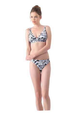 Blackspade Etnik Desen Çıkarılabilir Ince Süngerli Bikini Takım Çok Renkli