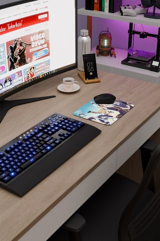 Fairy Tail Anime V4 - 22x18 Gaming Kauçuk Kaymaz Taban Mouse Pad Fare Altlığı