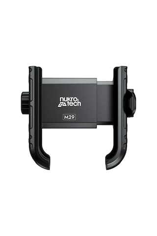Nukrotech M29 Klipsli Motosiklet Telefon Tutucu Siyah