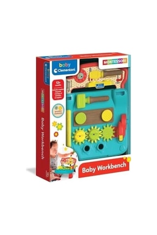 Baby Clementoni 17968 Baby - Montessori Çalışma Tezgahı Mavi
