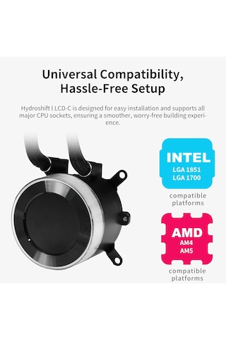 Lian Li Hydroshift Iı 360 Tl Rgb Sıvı Cpu Soğutucu - 360mm Aıo
