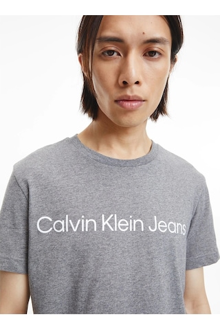 Calvin Klein Calvın Kleın Erkek T-shırt J30j322552-p2d Gri