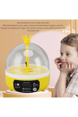 Qfbl Ev Için Mini Yumurta Kuluçka Makinesi Otomatik Sıcaklık Nem