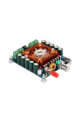 Aubyhe Tda7850 Çiftlikli Oto Hıfı Güçlendirici Kartı 50wx4 Ses Kalitesi + Soğutma Fanlı Dc 12-16v
