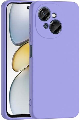 Noktaks - Tecno Uyumlu Tecno Spark Go 1 2025 - Kılıf İçi Kadife Koruyucu Mara Lansman Kapak - Lila - T37821 Lila