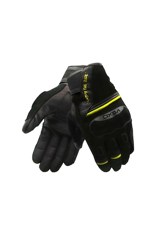 Vexo Leader Motosiklet Eldiveni Neon Sarı S