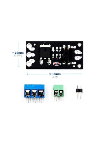 Lr7843 Mosfet Sürücü Modül Optokuplör Izolasyon 30v 110a 140w Pwm Hız Kontrol Motor Selenoid Valf