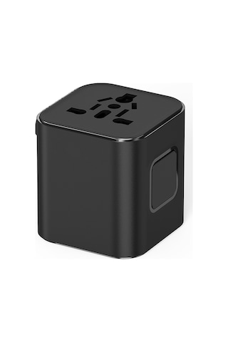Wiwu Wi-ua005 Çoklu Universal Tr/us/uk/aus/eu Uyumlu Seyahat Şarj Adaptörü 2500w Siyah