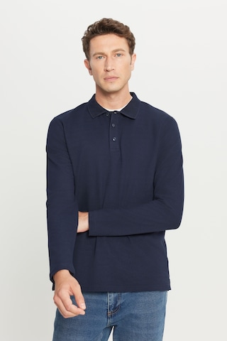 Ac&Co / Altınyıldız Classics Erkek Lacı %100 Pamuk Standart Fit Normal Kesim Polo Yaka Sweatshirt