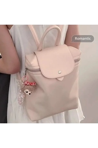 Zyzqstore Pembe Büyük Kapasiteli Bayanlar Sırt Çantası Rahat Çok Renkli Çok renkli