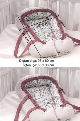 Wellgro Flower Babynest Bebek Yatağı Anne Yanı Bebek Yatağı