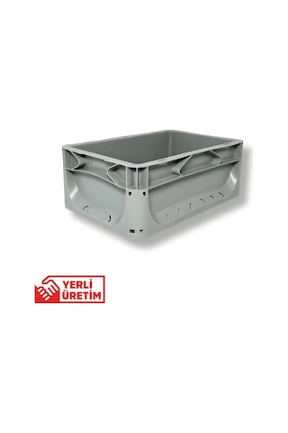 Alpbx 1.kalite Gri Plastik Kutu & Kasa 30x20x12 Cm - 5 Litre