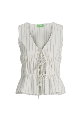 Jack & Jones Kadin V Yaka Kolsuz Üst - Almira - 12287713 Blanc De Blanc