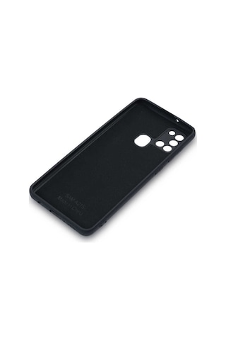 Samsung Uyumlu Galaxy A21S Kılıf Zore Mara Lansman Kapak-Siyah