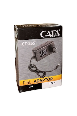 Ct-2551 25 W 2 Amper Cata Fisli Adaptör