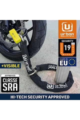 Urban Securıty Ur74-120 13.5 Mm 120cm Kement Zincir Kilit 120cm Zincir