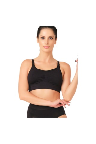 Siyah Mı Emay 5320 Agraflı Emzirme Sütyen