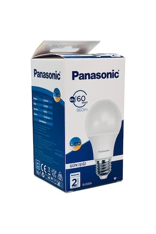 Panasonic 8,5w 60w Led Ampul 4000k - Gün Işığı 10 Adet Tasarruflu Lamba