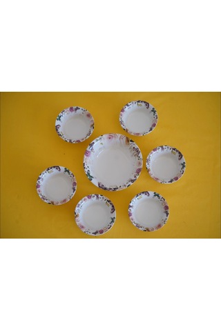 Dijital Baskılı 7'li Çerezlik Kase Çok Renkli