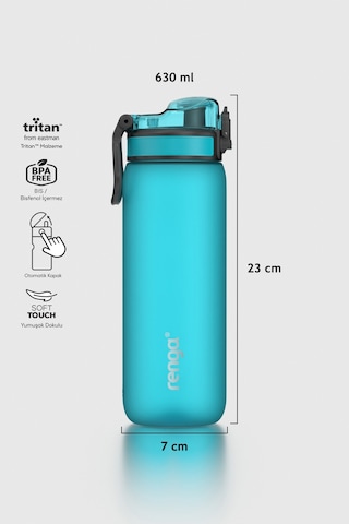 Renga Rybo-x Soft Touch 630 Ml Tritan Matara 912160 Mavi MAvi