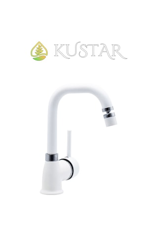 Kustar Varna Banyo Lavabo Bataryası Beyaz