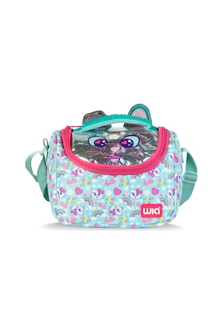Wia Sweet Cat Kız Çocuk Termoslu Beslenme Çantası Turkuaz