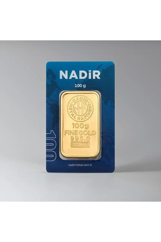 Nadir Gold 100 Gram Külçe Altın 24 Ayar