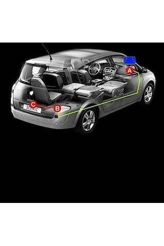 Oto Araç Geri Görüş Hd Plaka Kamerası N11.299