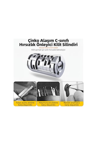 Yüksek Güvenlikli U Tipi Bisiklet Ve Motosiklet Kilidi Diğer