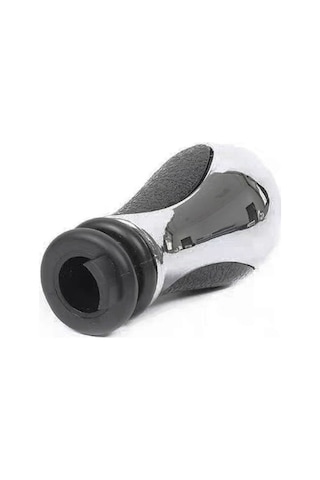 My Topped Citroen C5 01-08 Xsara Picasso 99-10 Metal Plastik Vites Kolu Ucu 19mm Adaptörlü Gümüş Yedek Parça Gümüş Etkili Yede Gümüş