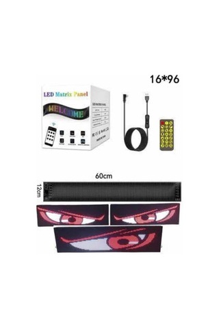 Zengemtx Digital Araba Yazısı Ekran Matrix En Büyük Boy Matrix Led Panel