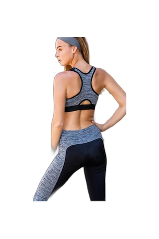 Yeni Inci T141 Siyah (Yoga-Fıtness-Pilates-Koşu) Sporcu Taytı Tek