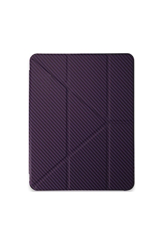 Newface - 448 - Apple iPad Uyumlu Pro 13 2024 Kılıf Color Karbon Tablet Kılıfı - - Glblseme - Derin Mor