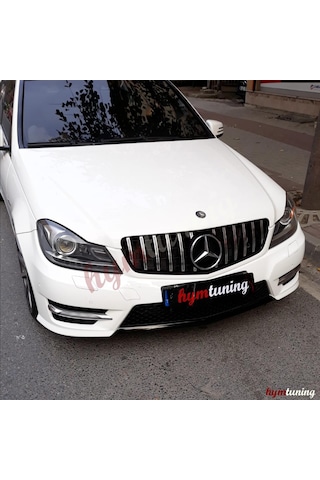 Mercedes C Serisi W204 GTR PANJUR 2007-2013, Dikey KROM Çizgili