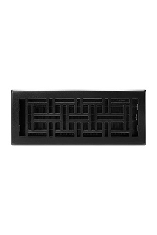 Ajh412-blk Oriental Kat Kaydı, 10x30 Cm, Dokulu Siyah
