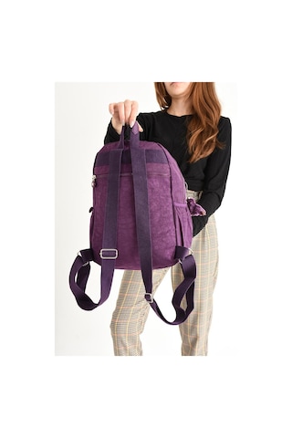 Baginn Klinkır Hafif Kadın Sırt Çantası 38 28 Cm Günlük Kullanım İçin İdeal Çok Cepli 001