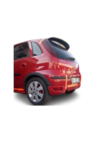 Opel Corsa C 2000-2006 Spoiler-fiber-astarlı-boyasız